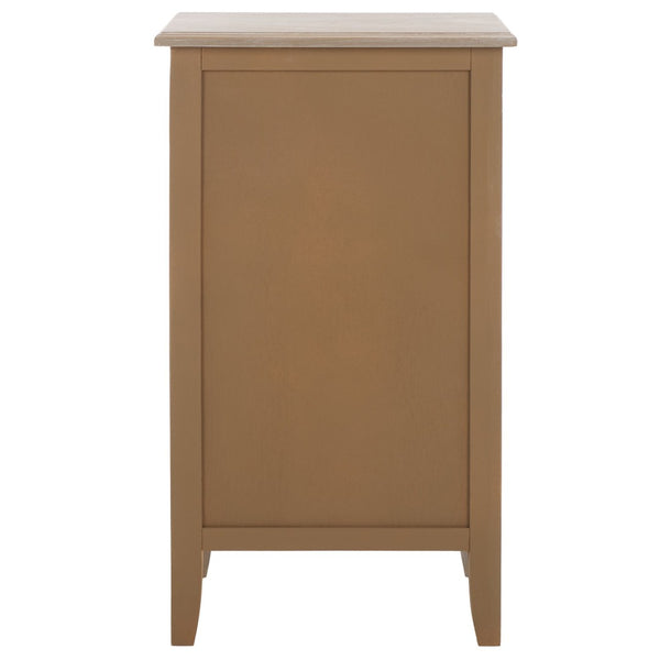 Safavieh Everly Drawer Side Table – Coastal Cottage Charm With Practical Storage For Modern Living Spaces White Wash AMH5743E