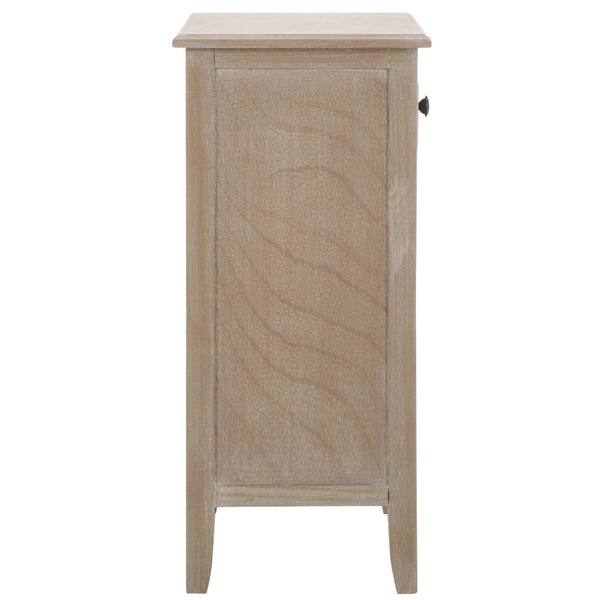 Safavieh Everly Drawer Side Table – Coastal Cottage Charm With Practical Storage For Modern Living Spaces White Wash AMH5743E