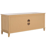 Safavieh Rooney Entertainment Unit Camel 47.2" x 15.7" x 20.1"