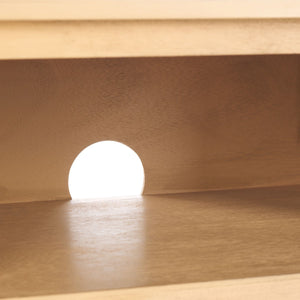 Safavieh Rooney Entertainment Unit Camel 47.2" x 15.7" x 20.1"