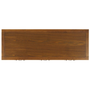 Safavieh Aiden Console Table: Stylish 3-Drawer Design With Rustic Charm, Perfect For Entryway Or Living Room Black/Oak AMH6502A