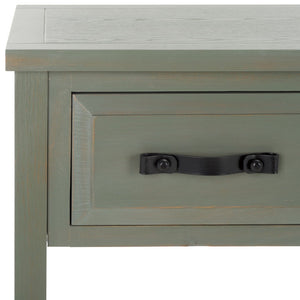 Safavieh Aiden 3 Drawer Console Table - French Grey Farmhouse Style With Storage For Entryway & Living Room AMH6502B