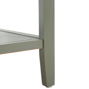 Safavieh Aiden 3 Drawer Console Table - French Grey Farmhouse Style With Storage For Entryway & Living Room AMH6502B