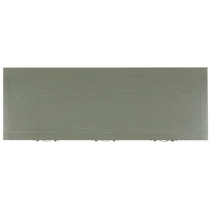 Safavieh Aiden 3 Drawer Console Table - French Grey Farmhouse Style With Storage For Entryway & Living Room AMH6502B
