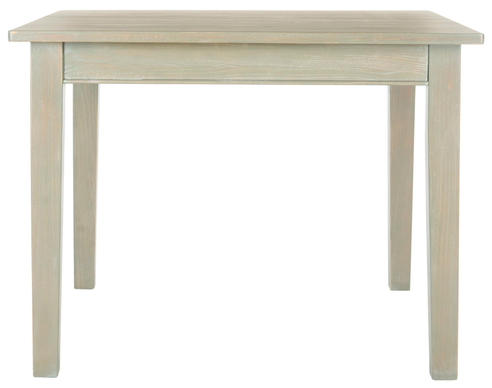 Safavieh Nathan Solid Fir Wood Dining Table - Craftsman-Style Farmhouse Design For Timeless Elegance French Grey AMH6507B