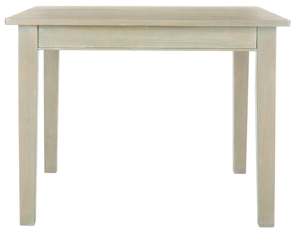 Safavieh Nathan Solid Fir Wood Dining Table - Craftsman-Style Farmhouse Design For Timeless Elegance French Grey AMH6507B