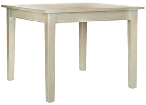 Safavieh Nathan Solid Fir Wood Dining Table - Craftsman-Style Farmhouse Design For Timeless Elegance French Grey AMH6507B