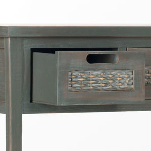 Safavieh Autumn 3-Drawer Console - Timeless Charm With Rustic Storage For Entryway, Living Room, Or Hallway Ash Grey AMH6510D