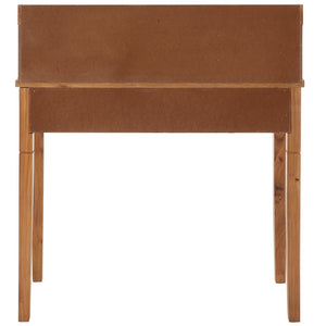 Safavieh Landon Modern 5-Drawer Writing Desk With Stylish Storage For Organized Workspaces And Home Offices Oak AMH6516A
