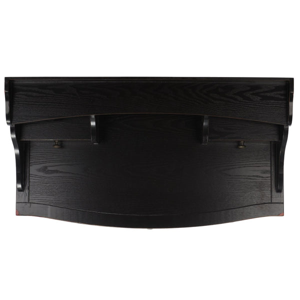 Safavieh Landon Modern 5-Drawer Writing Desk With Stylish Storage For Organized Workspaces And Home Offices Distressed Black AMH6516B