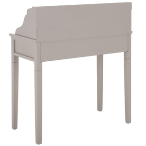 Safavieh Landon Modern 5-Drawer Writing Desk With Stylish Storage For Organized Workspaces And Home Offices Quartz Grey AMH6516C