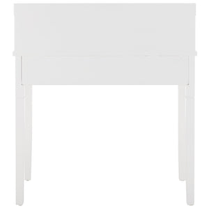 Safavieh Landon Modern 5-Drawer Writing Desk With Stylish Storage For Organized Workspaces And Home Offices White AMH6516D