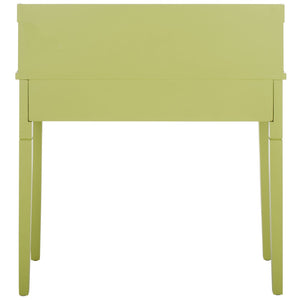 Safavieh Landon Modern 5-Drawer Writing Desk With Stylish Storage For Organized Workspaces And Home Offices Split Pea AMH6516F