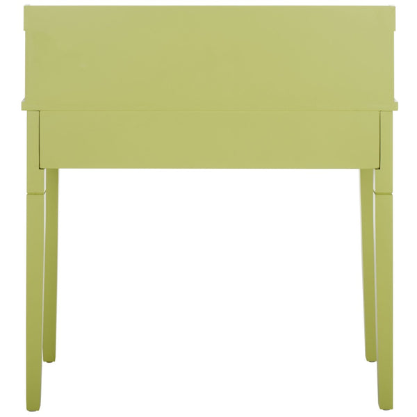 Safavieh Landon Modern 5-Drawer Writing Desk With Stylish Storage For Organized Workspaces And Home Offices Split Pea AMH6516F