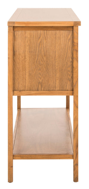 Safavieh Charlotte Elegant Sideboard - Timeless Storage Solution With Display Space For Dining & Living Areas Oak AMH6517A