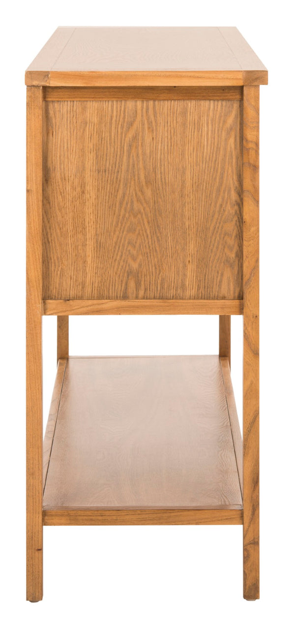Safavieh Charlotte Elegant Sideboard - Timeless Storage Solution With Display Space For Dining & Living Areas Oak AMH6517A