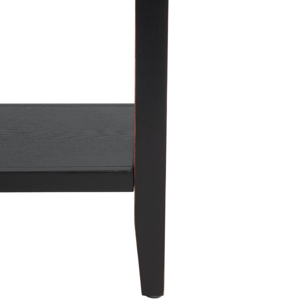 Safavieh Charlotte Elegant Sideboard - Timeless Storage Solution With Display Space For Dining & Living Areas Black/Oak Top AMH6517D