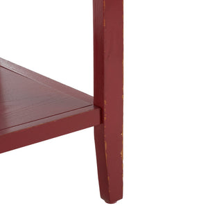 Safavieh Charlotte Elegant Sideboard - Timeless Storage Solution With Display Space For Dining & Living Areas Egyptian Red/Oak Top AMH6517F