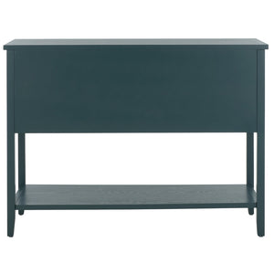 Safavieh Charlotte Elegant Sideboard - Timeless Storage Solution With Display Space For Dining & Living Areas Slate Teal AMH6517G