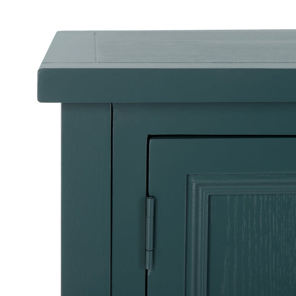 Safavieh Charlotte Elegant Sideboard - Timeless Storage Solution With Display Space For Dining & Living Areas Slate Teal AMH6517G