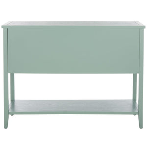 Safavieh Charlotte Elegant Sideboard - Timeless Storage Solution With Display Space For Dining & Living Areas Aqua Smoke AMH6517H