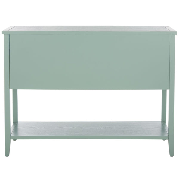 Safavieh Charlotte Elegant Sideboard - Timeless Storage Solution With Display Space For Dining & Living Areas Aqua Smoke AMH6517H
