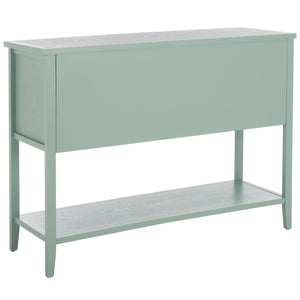 Safavieh Charlotte Elegant Sideboard - Timeless Storage Solution With Display Space For Dining & Living Areas Aqua Smoke AMH6517H
