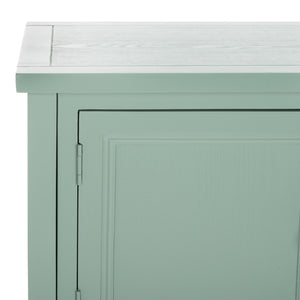 Safavieh Charlotte Elegant Sideboard - Timeless Storage Solution With Display Space For Dining & Living Areas Aqua Smoke AMH6517H