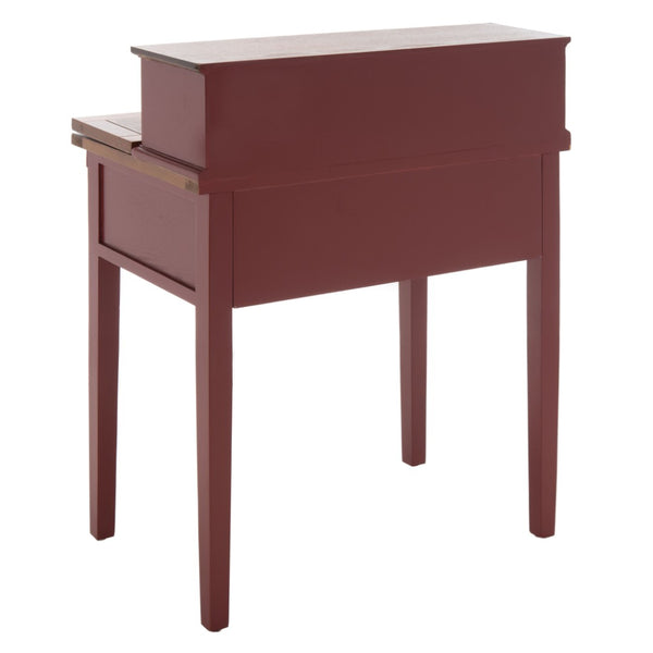 Safavieh Abigail Fold-Down Desk - Elegant Space-Saving Design With Antique Inspiration For Modern Interiors Cherry/Honey Oak AMH6520A