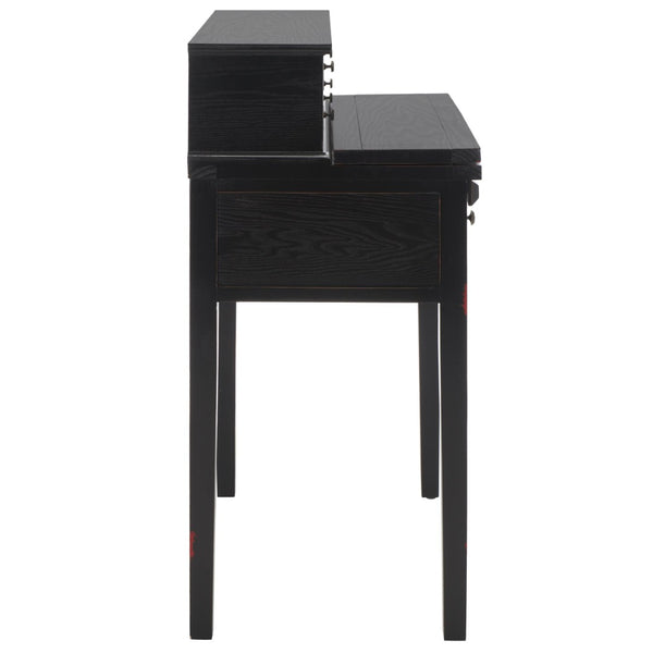 Safavieh Abigail Fold-Down Desk - Elegant Space-Saving Design With Antique Inspiration For Modern Interiors Black AMH6520B