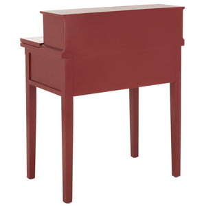 Safavieh Abigail Fold-Down Desk - Elegant Space-Saving Design With Antique Inspiration For Modern Interiors Cherry AMH6520E