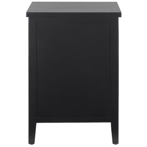 Safavieh Jonah Two Drawer End Table Black AMH6531B