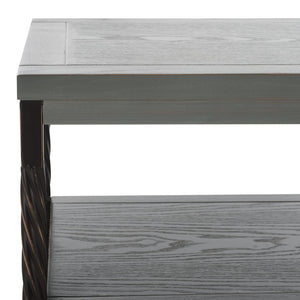 Safavieh Joshua Three Drawer Console Table - Modern Farmhouse Design With Vintage Charm For Stylish Storage Ash Grey AMH6532B
