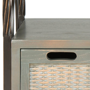 Safavieh Joshua Three Drawer Console Table - Modern Farmhouse Design With Vintage Charm For Stylish Storage Ash Grey AMH6532B