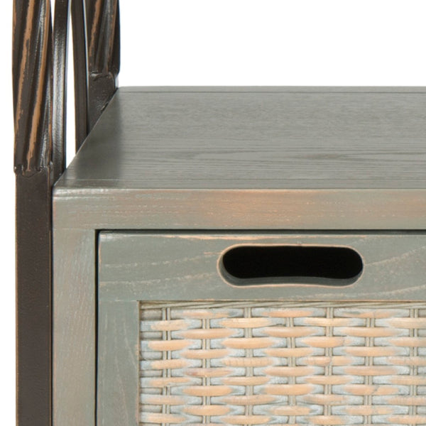 Safavieh Joshua Three Drawer Console Table - Modern Farmhouse Design With Vintage Charm For Stylish Storage Ash Grey AMH6532B
