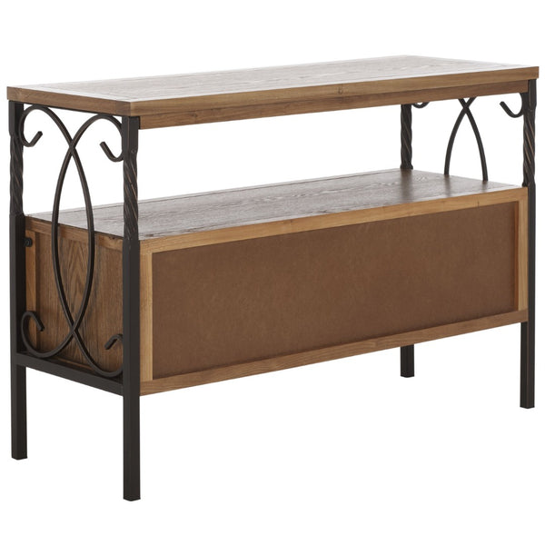Safavieh Joshua Three Drawer Console Table - Modern Farmhouse Design With Vintage Charm For Stylish Storage Oak AMH6532C