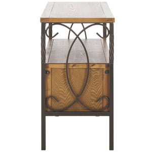 Safavieh Joshua Three Drawer Console Table - Modern Farmhouse Design With Vintage Charm For Stylish Storage Oak AMH6532C