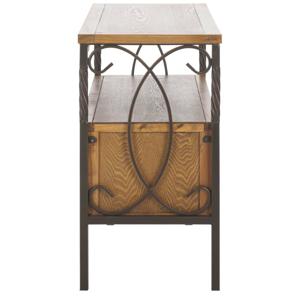 Safavieh Joshua Three Drawer Console Table - Modern Farmhouse Design With Vintage Charm For Stylish Storage Oak AMH6532C