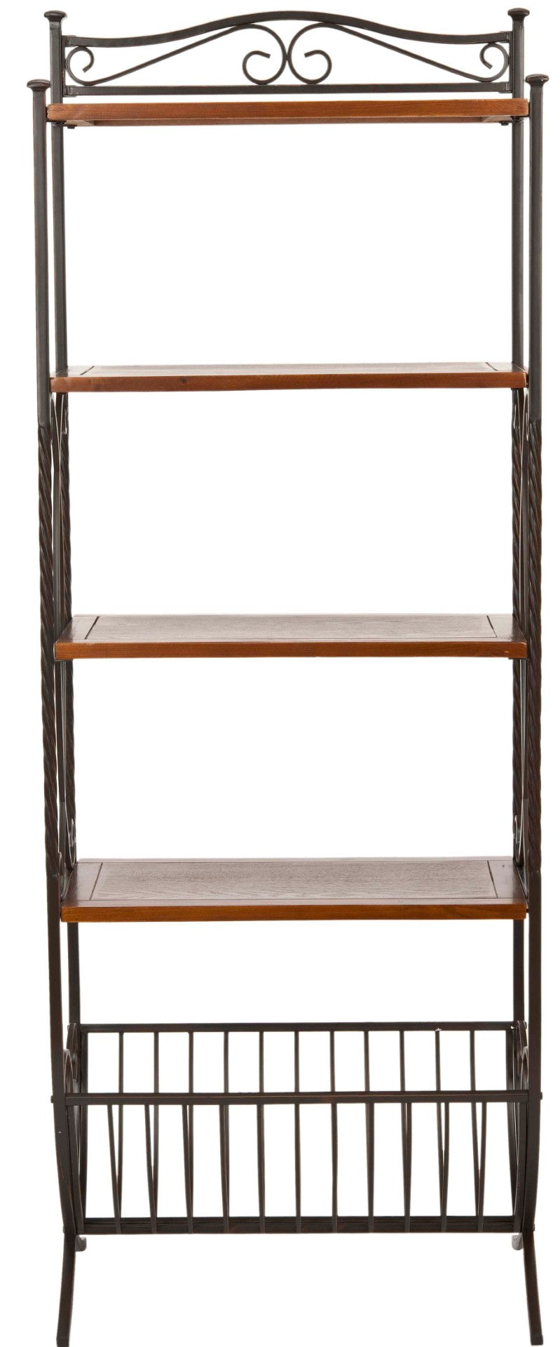 Safavieh Amelia 4-Tier Etagere - Elegant French-Inspired Shelving Unit For Chic Home Decor & Storage AMH6538A