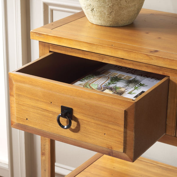 Safavieh Branson 3-Drawer Sideboard - Rustic Charm With Smart Storage For Compact Living Spaces And More Light Oak AMH6540A