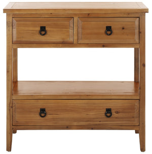 Safavieh Branson 3-Drawer Sideboard - Rustic Charm With Smart Storage For Compact Living Spaces And More Light Oak AMH6540A