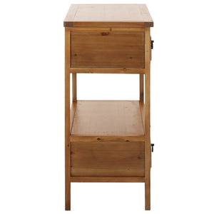 Safavieh Branson 3-Drawer Sideboard - Rustic Charm With Smart Storage For Compact Living Spaces And More Light Oak AMH6540A