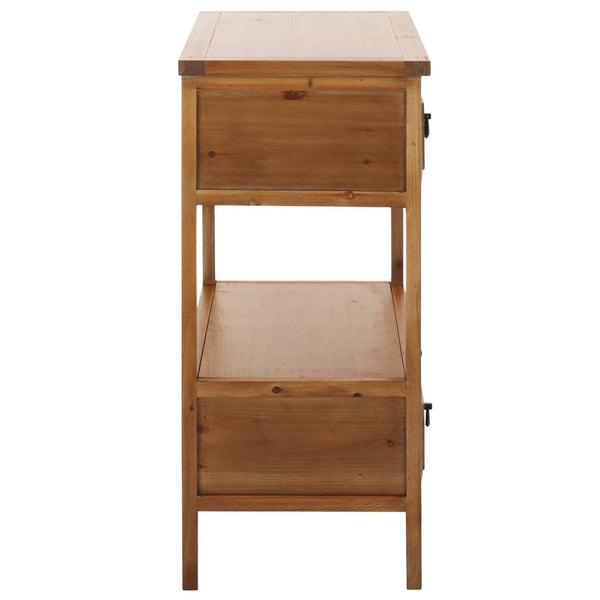Safavieh Branson 3-Drawer Sideboard - Rustic Charm With Smart Storage For Compact Living Spaces And More Light Oak AMH6540A