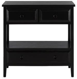 Safavieh Branson 3-Drawer Sideboard - Rustic Charm With Smart Storage For Compact Living Spaces And More Black AMH6540B