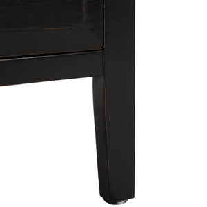 Safavieh Branson 3-Drawer Sideboard - Rustic Charm With Smart Storage For Compact Living Spaces And More Black AMH6540B