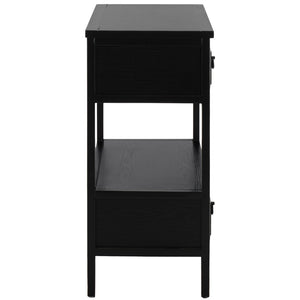 Safavieh Branson 3-Drawer Sideboard - Rustic Charm With Smart Storage For Compact Living Spaces And More Black AMH6540B