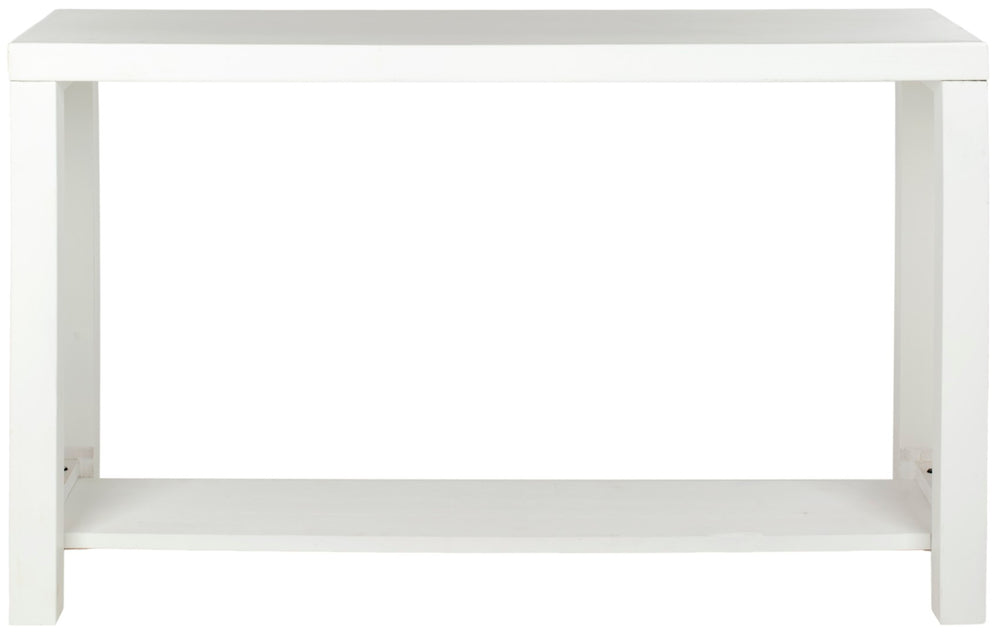 Safavieh Lahoma Console Table - Distressed Off-White Finish, Versatile Design, Ideal For Entryways & Storage AMH6541D