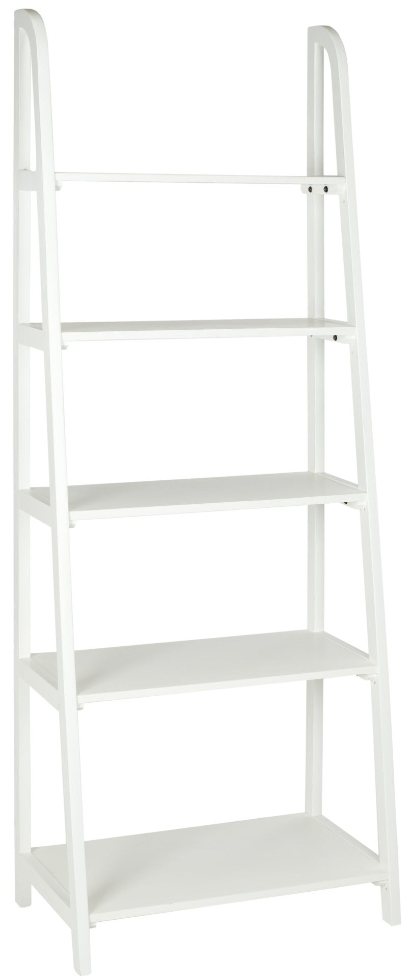 Safavieh Albert 5-Tier Etagere – Elegant Open-Frame Display Shelf For Books, Photos, And Curated Decor White AMH6544D
