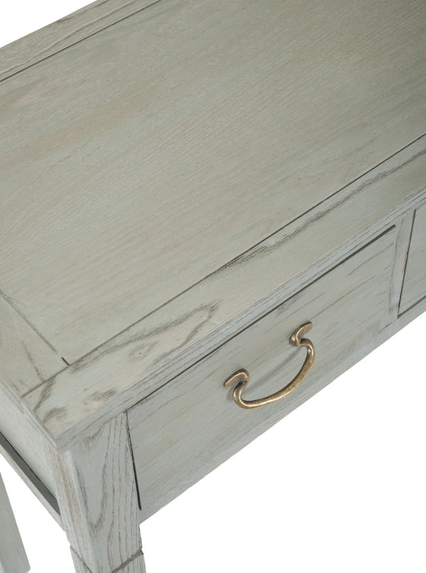 Safavieh Cindy Console Table With Three Spacious Drawers For Stylish Storage In Farmhouse And Coastal Decor Ash Grey AMH6568A