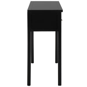 Safavieh Cindy Console Table With Three Spacious Drawers For Stylish Storage In Farmhouse And Coastal Decor Black AMH6568B